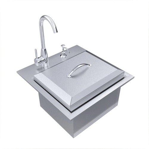 Sunstone Metal Products Premium 21" L x 20.75" W  Drop-In Bar Sink
