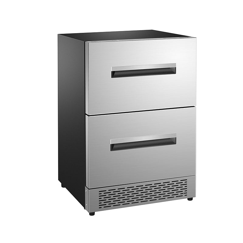 Equator Advanced Appliances 24″ Dual-Drawer Convertible Refrigerator/Freezer – 2 Zones, 5 Cu. Ft., Sabbath Mode