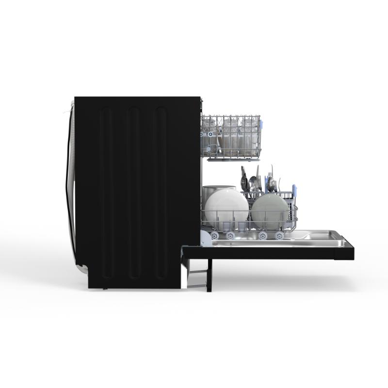 Equator Advanced Appliances 18″ Built-In Dishwasher – 10 Place Settings with Wine Rack, 3.4 Gal, 51 dB Quiet, ENERGY STAR®, ADA, 110V Black