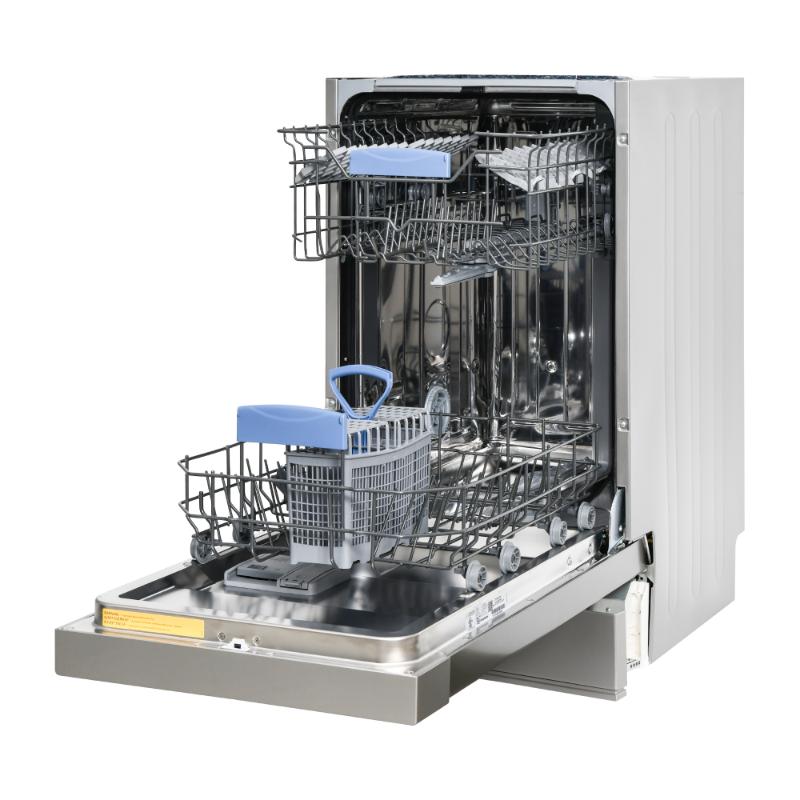 Equator Advanced Appliances 18″ Built-In Dishwasher – 10 Place Settings with Wine Rack, 3.4 Gal, 51 dB Quiet, ENERGY STAR®, ADA, 110V Stainless
