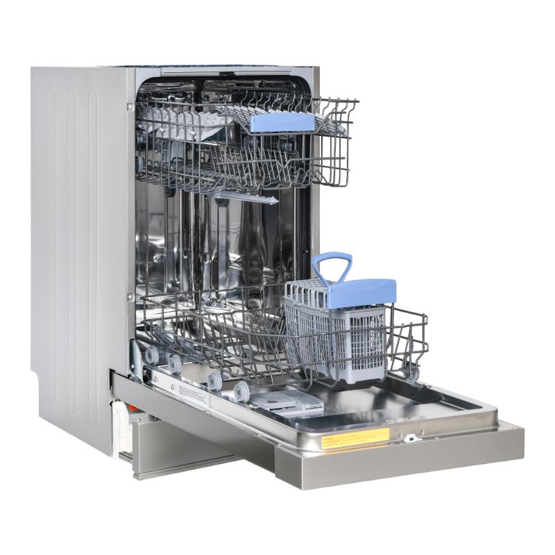 Equator Advanced Appliances 18″ Built-In Dishwasher – 10 Place Settings with Wine Rack, 3.4 Gal, 51 dB Quiet, ENERGY STAR®, ADA, 110V Stainless