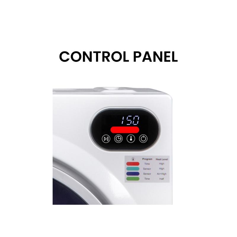 Equator Advanced Appliances Ultra-Compact Short Vented Sensor Dryer with LED Controls, 2.6 cu. ft. / 10 lb Capacity, 110V / 1400W