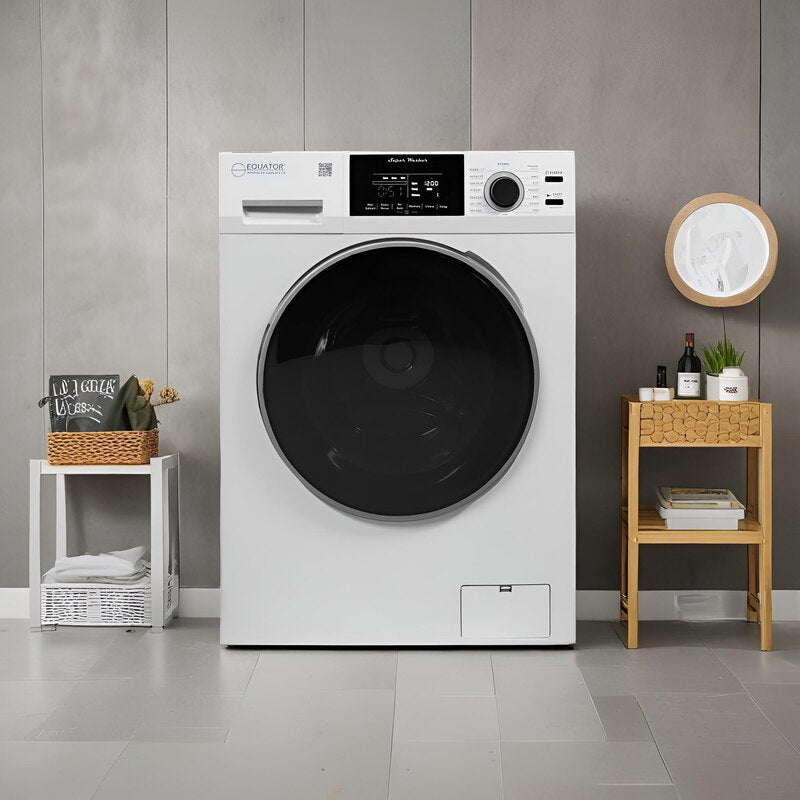 Equator Advanced Appliances Super Washer 1.9 cu. ft. / 18 lb Capacity with Sanitize &amp; Allergen Cycles, Winterize Function, 1400 RPM, White, 110V