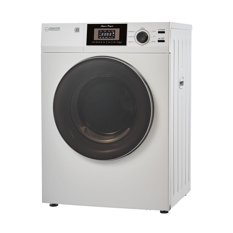 Equator Advanced Appliances Premium 24" Compact Vented Dryer with Washer Socket, Sensor Dry, 3.1 cu. ft. / 13 lb Capacity, 110V