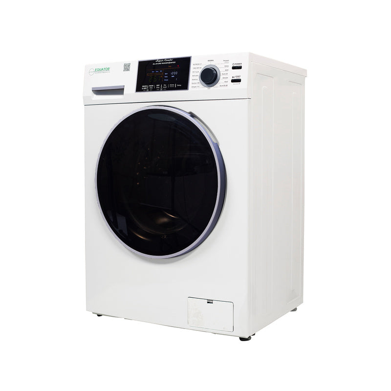 Equator Advanced Appliances All-in-One 4800 Washer-Dryer with Vented Drying — Dries 30% Faster Than Condenser Models, 15 lb Capacity, 110V - White