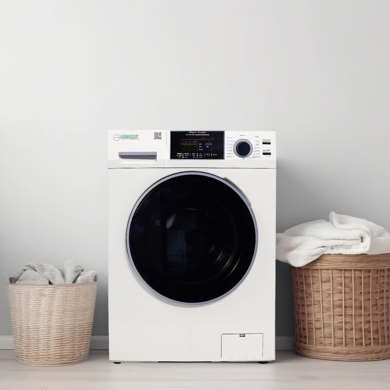 Equator Advanced Appliances All-in-One 4800 Washer-Dryer with Vented Drying — Dries 30% Faster Than Condenser Models, 15 lb Capacity, 110V - White