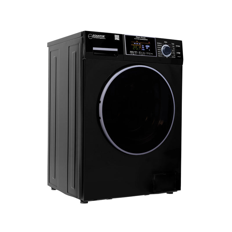 Equator Advanced Appliances All-in-One 4800 Washer-Dryer with Vented Drying — Dries 30% Faster Than Condenser Models, 15 lb Capacity, 110V - Black