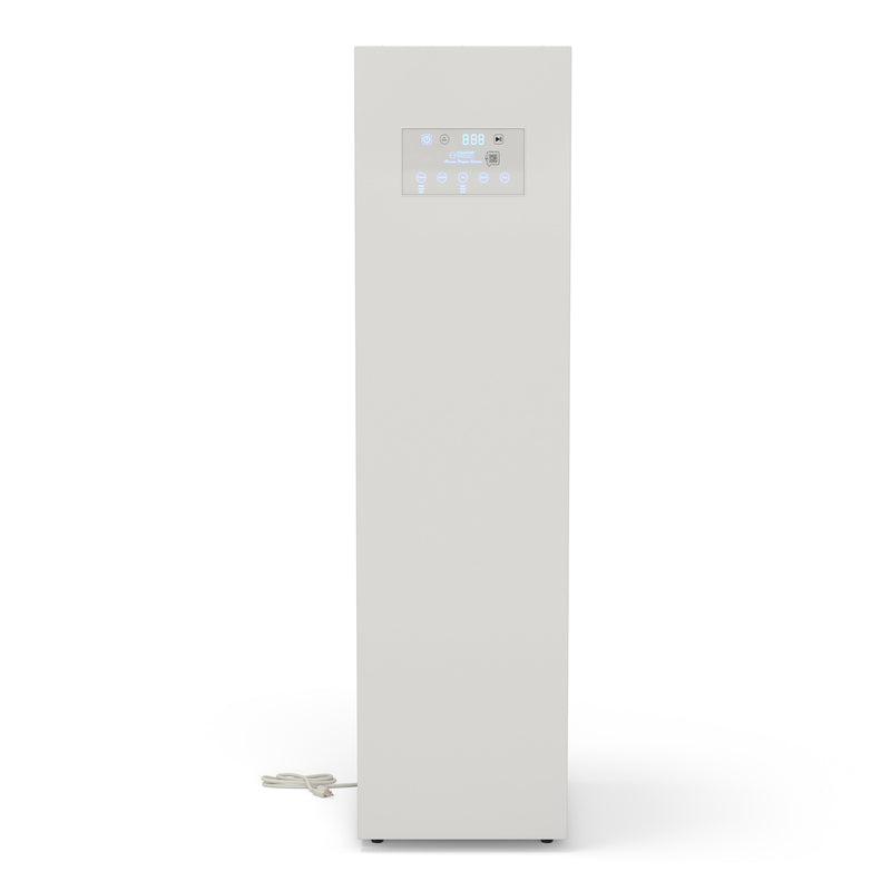 Equator Advanced Appliances Steam Dryer Closet – Wrinkle Removal, Sanitizing & Deodorizing, Refreshes Clothing, Slim Design, 110V White