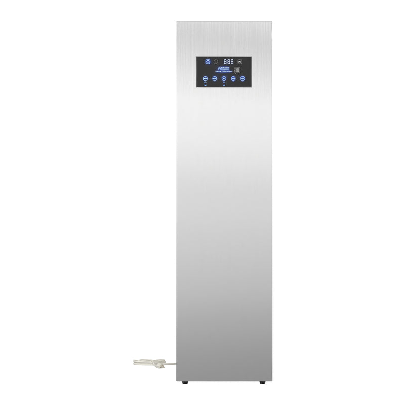 Equator Advanced Appliances Steam Dryer Closet – Wrinkle Removal, Sanitizing & Deodorizing, Refreshes Clothing, Slim Design, 110V Left Hinge Stainless