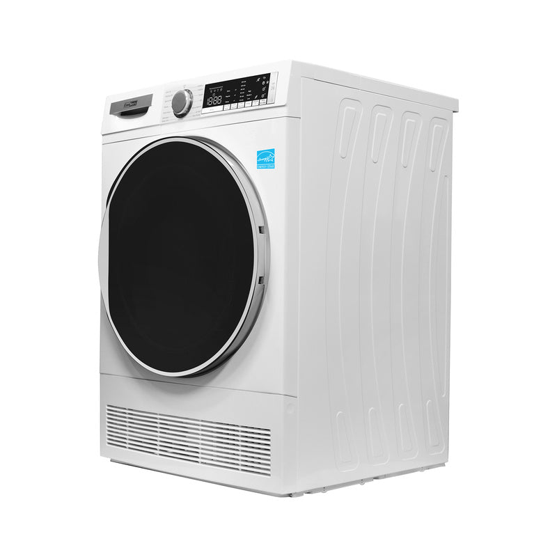 ConServ 4 cu. ft. 220V Ventless Condenser Dryer with Sanitize Cycle, LED Display, Reversible Door, Energy Star® Rated White