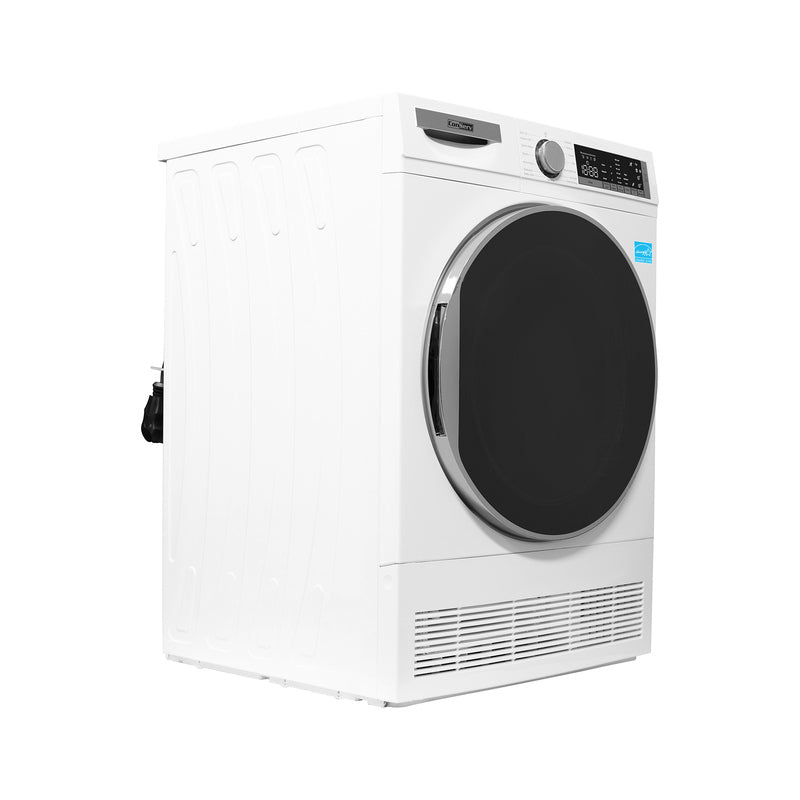 ConServ 4 cu. ft. 220V Ventless Condenser Dryer with Sanitize Cycle, LED Display, Reversible Door, Energy Star® Rated White