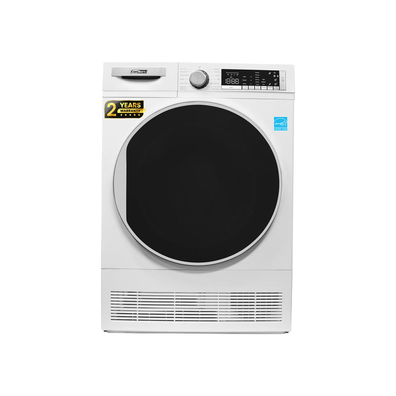 ConServ 4 cu. ft. 220V Ventless Condenser Dryer with Sanitize Cycle, LED Display, Reversible Door, Energy Star® Rated White