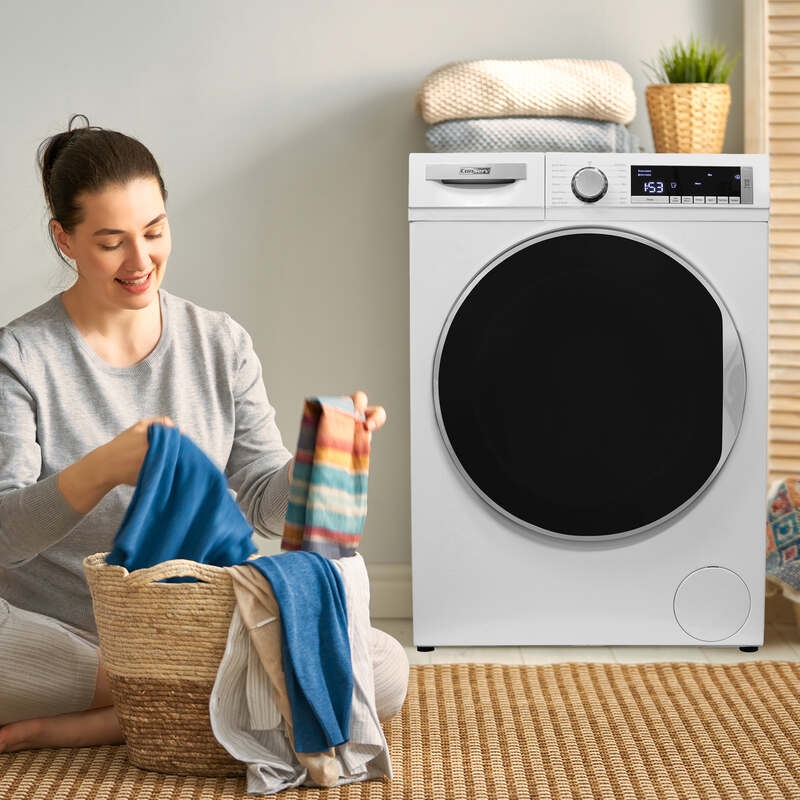 ConServ 2.2 cu. ft. Washer with AutoSense Technology, 1400 RPM, 15 Programs, Sanitize Cycle, LED Display, 110V - White