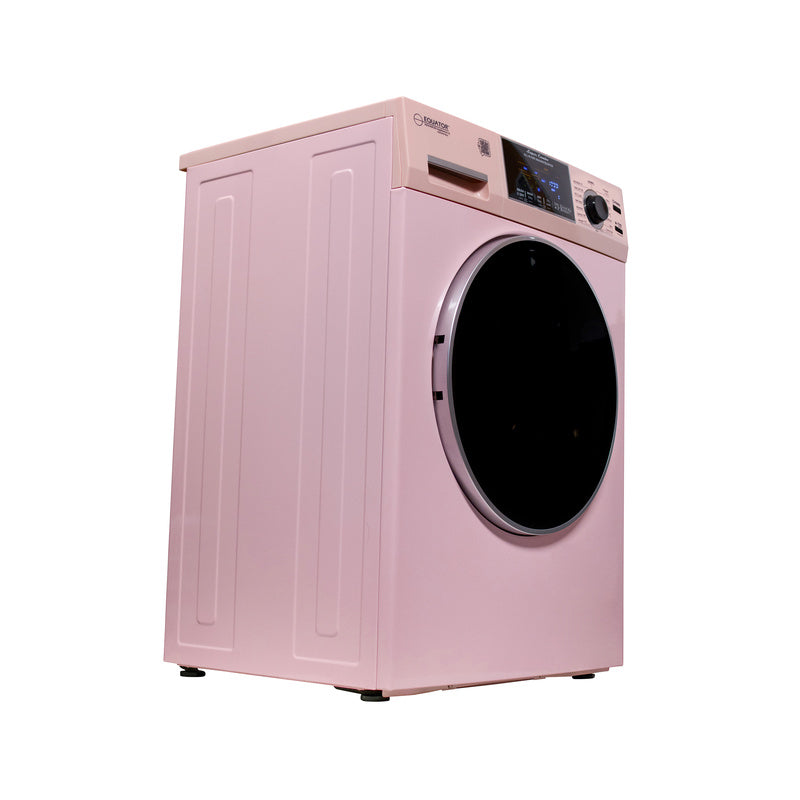 Equator Advanced Appliances All-in-One 4600 Ventless/Vented Washer Dryer with Pet Cycle, 1.62 cu. ft., 15 lb Capacity, 110V -Pink