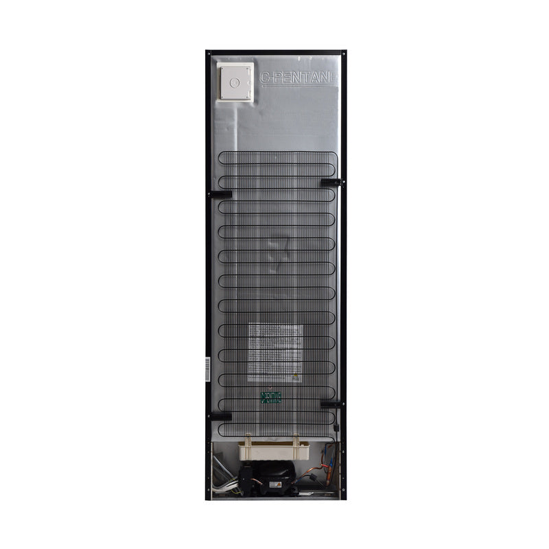 Conserv 12 Cu. Ft. No-Frost Bottom Freezer Refrigerator with Wine Rack – Garage Ready, ENERGY STAR®, Titanium