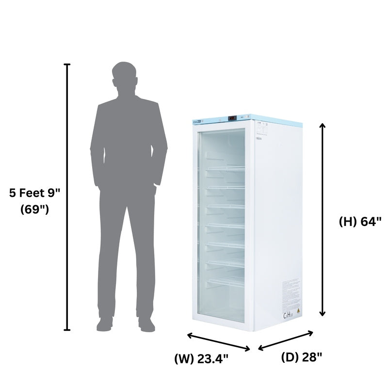 Conserv 24″ Commercial & Pharmaceutical Refrigerator – 12.7 Cu. Ft., WiFi Enabled, 110V