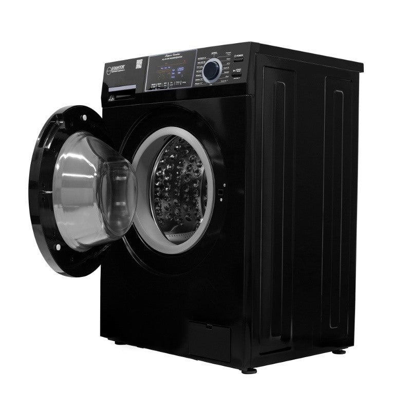 Equator Advanced Appliances All-in-One 4800 Washer-Dryer with Vented Drying — Dries 30% Faster Than Condenser Models, 15 lb Capacity, 110V - Black