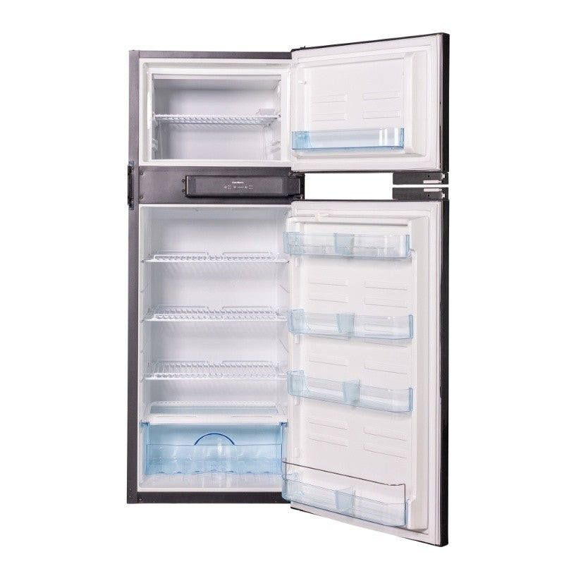 Conserv 10 cu. ft. 12V DC Stainless Steel Refrigerator/Freezer – Two Doors, Ideal for RV, Boat, and Off-Grid Use