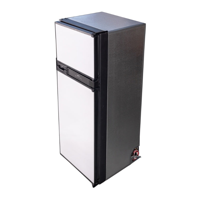 Conserv 10 cu. ft. 12V DC Stainless Steel Refrigerator/Freezer – Two Doors, Ideal for RV, Boat, and Off-Grid Use