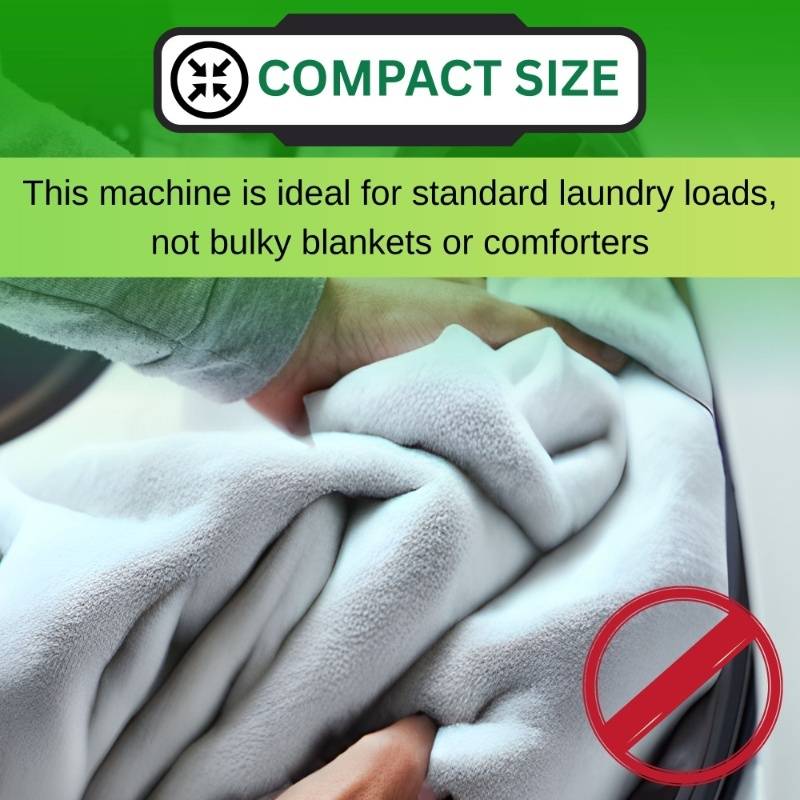 Equator Advanced Appliances Ultra-Compact Short Vented Sensor Dryer with LED Controls, 2.6 cu. ft. / 10 lb Capacity, 110V / 1400W