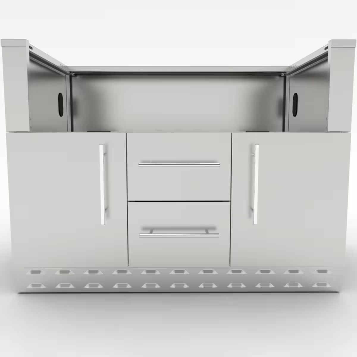 Sunstone SAC46CGDC – 46-Inch Outdoor Cabinet for Charcoal/Hybrid Grills