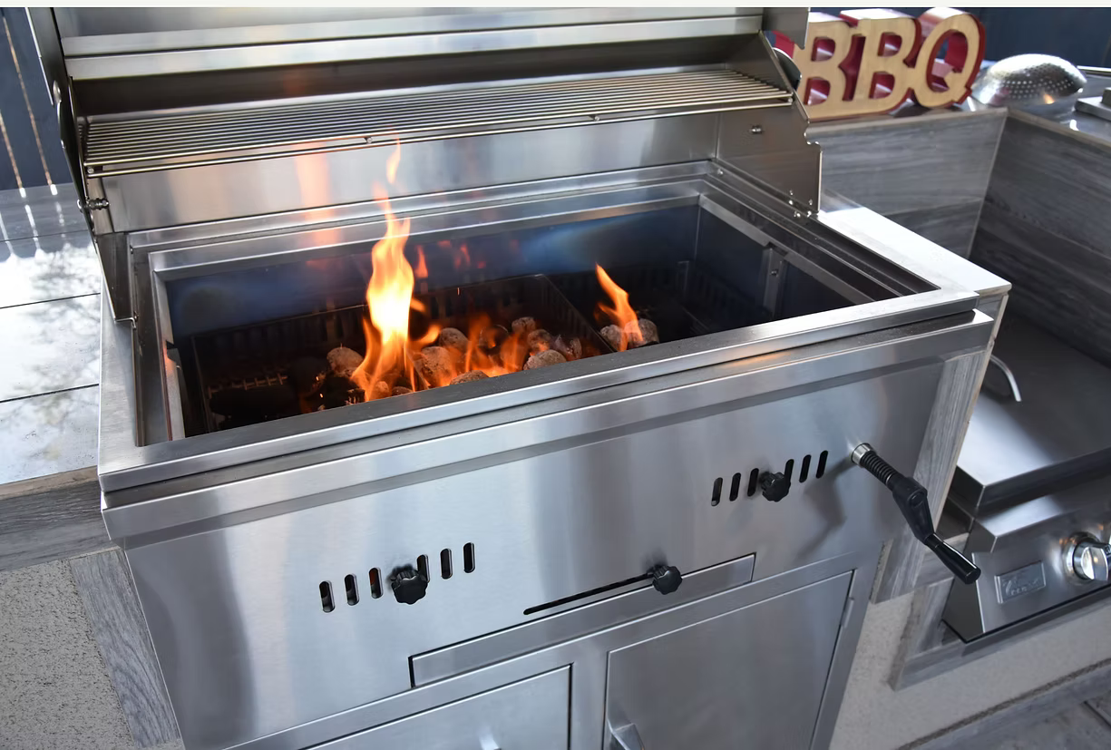 KoKoMo Grills  32" Built-In Charcoal Grill