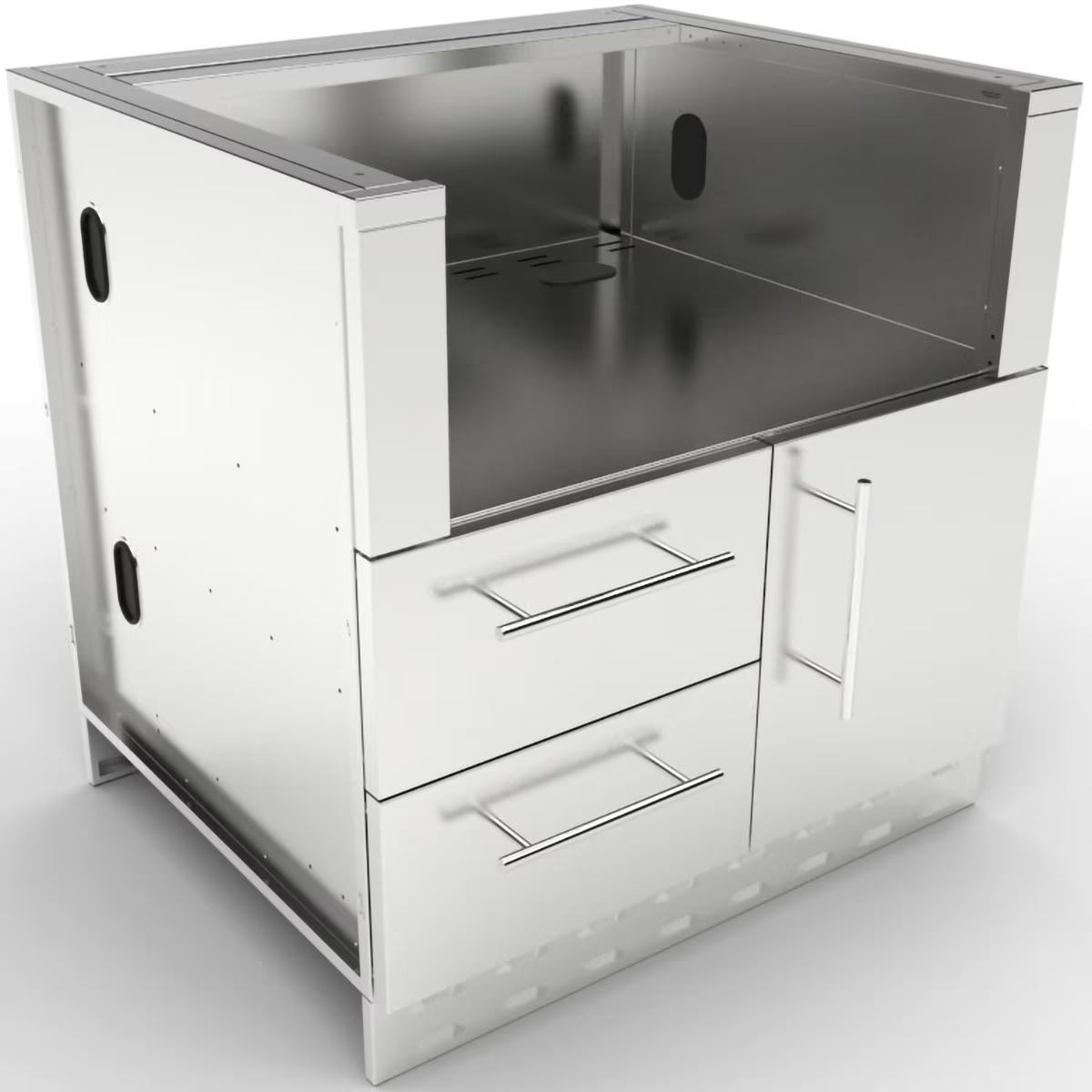 Sunstone SAC34CGDC – 34-Inch Outdoor Cabinet for Charcoal/Hybrid Grills