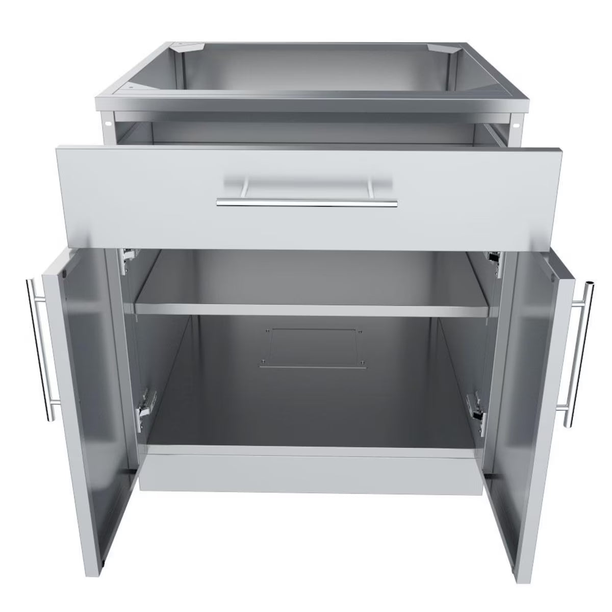 Sunstone SBC30CDD – 30-Inch Double Door Cabinet with Drawer & Shelf