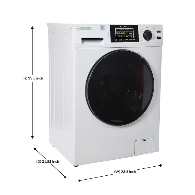 Equator Advanced Appliances Extra-Small 1.62 cu. ft. Stackable Front-Load Washer – White