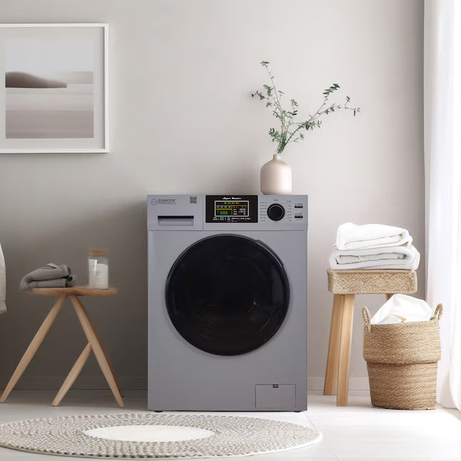 Equator Advanced Appliances Extra-Small 1.62 cu. ft. Stackable Front-Load Washer – Silver