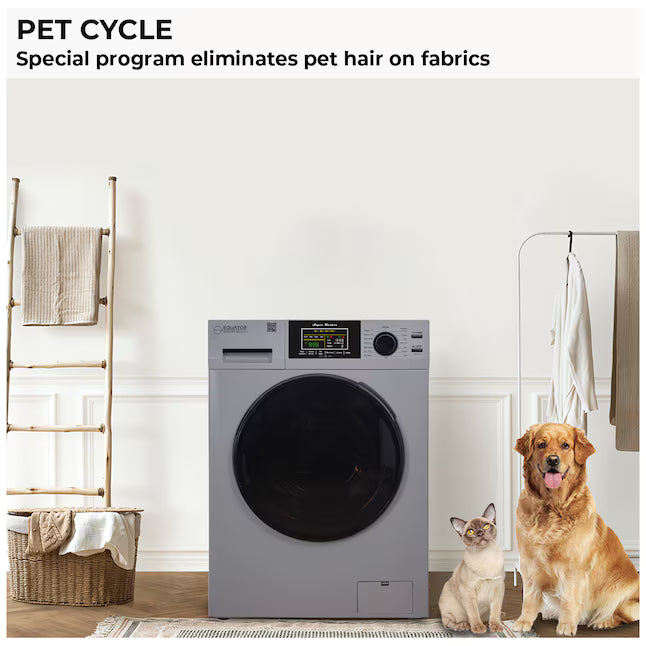 Equator Advanced Appliances Extra-Small 1.62 cu. ft. Stackable Front-Load Washer – Silver