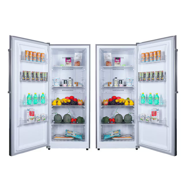 Conserv 14 Cu. Ft. Convertible Upright Freezer/Refrigerator – Garage Ready, ENERGY STAR®, 28” Wide, 110V (Stainless)