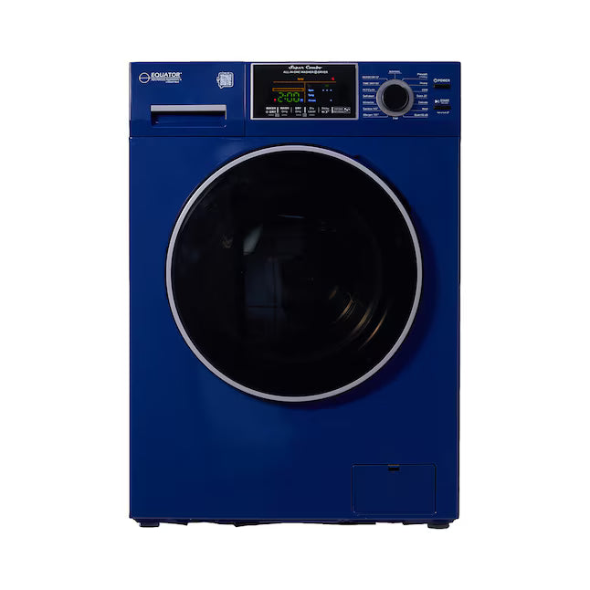 Equator Advanced Appliances 1.9 cu. ft. Convertible Ventless All-in-One Washer & Dryer Combo – Midnight Blue