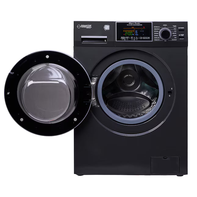 Equator Advanced Appliances 1.9 cu. ft. Convertible Ventless All-in-One Washer & Dryer Combo – Black