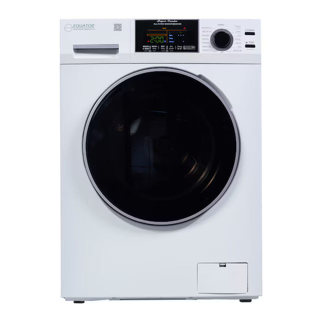 Equator Advanced Appliances 1.9 cu. ft. Convertible Ventless All-in-One Washer & Dryer Combo – White