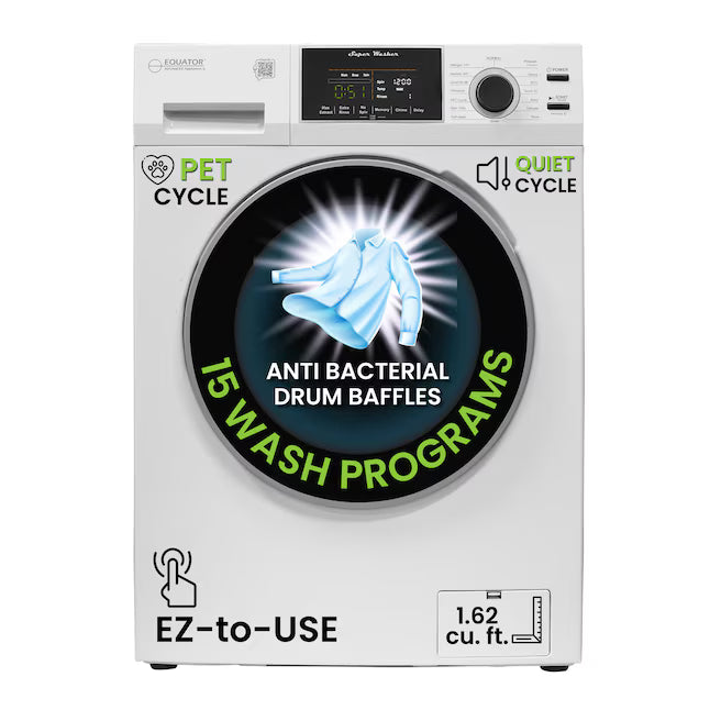 Equator Advanced Appliances Extra-Small 1.62 cu. ft. Stackable Front-Load Washer – White