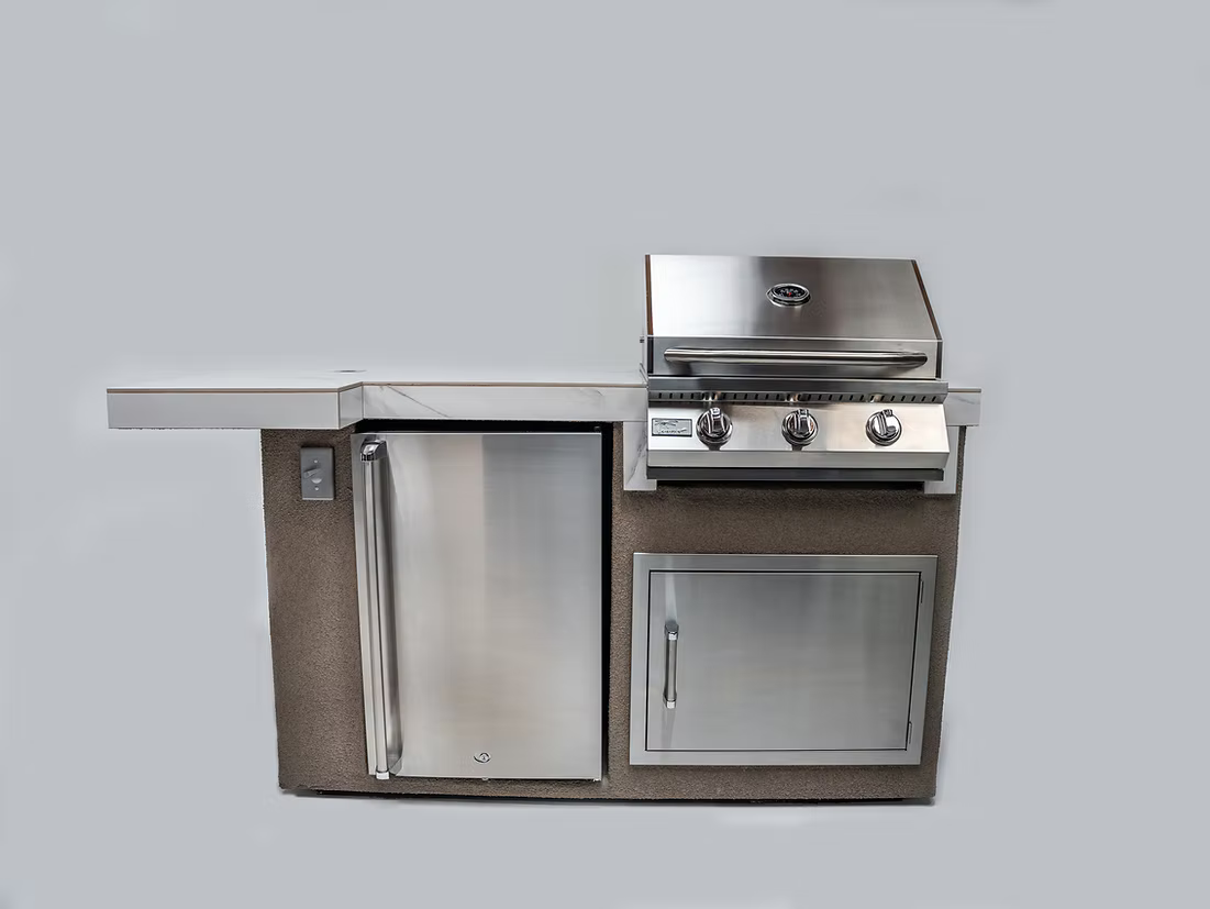 KoKoMo Mini Maui 6′ Outdoor Kitchen Island
