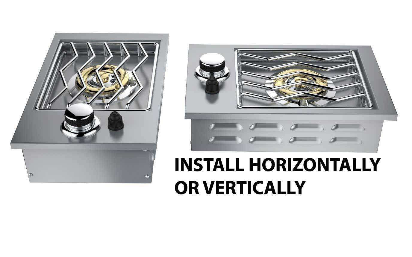 Sunstone Metal Products  Outdoor Single-Side 1-Burner