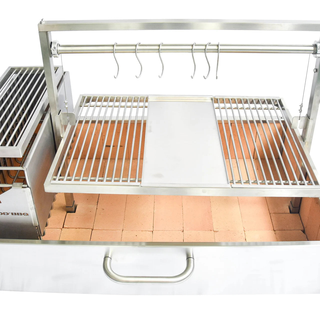 Tagwood BBQ25SS – XL Built‑In Argentine Stainless Steel Santa Maria Grill -  Piratically Built