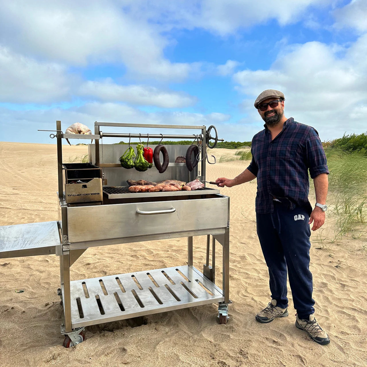 Tagwood BBQ23SS – Argentine Stainless Steel Santa Maria Grill