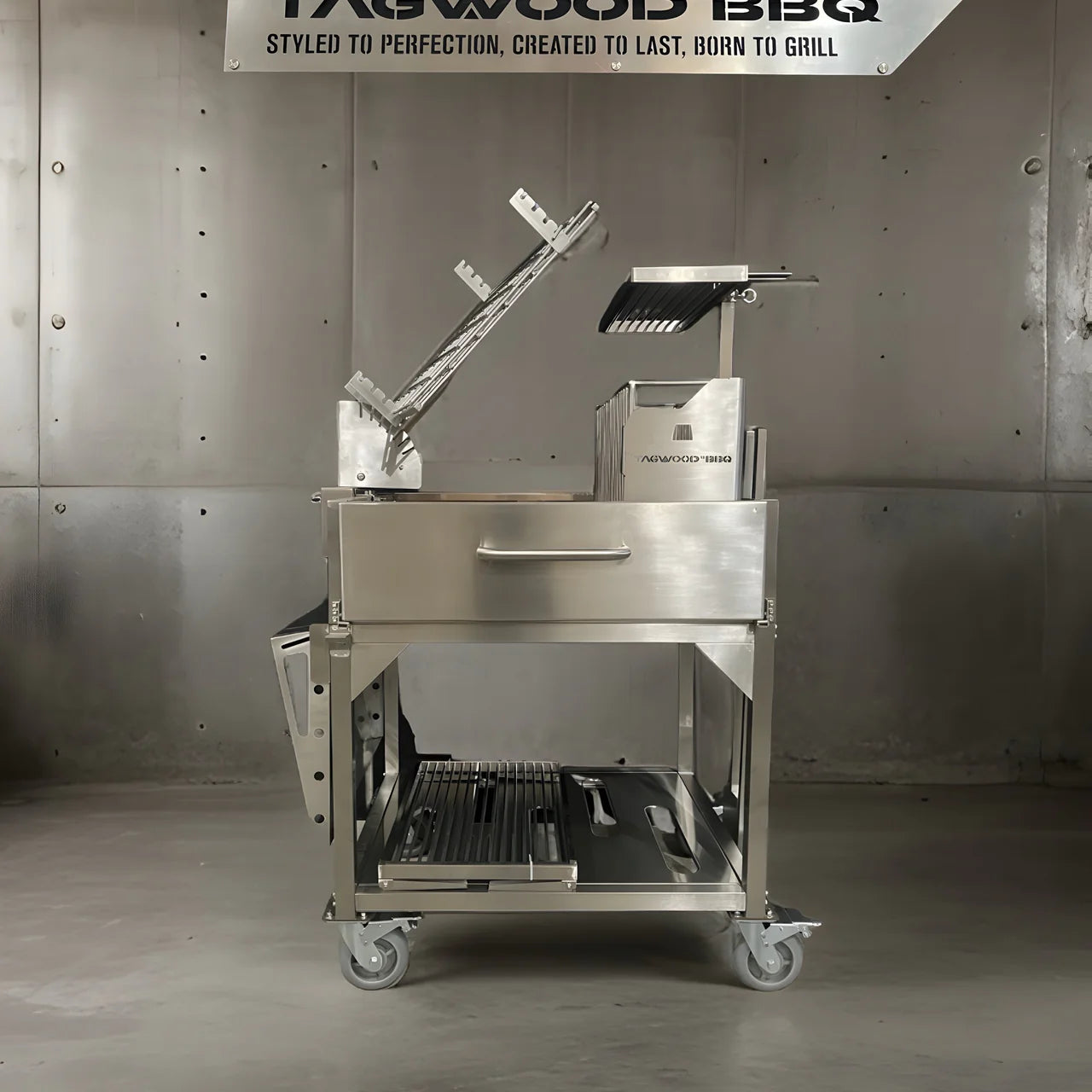 Tagwood BBQ33SS – Argentine Stainless Steel Santa Maria Grill