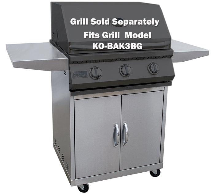 KoKoMo Grills 3 Burner Grill Cart
