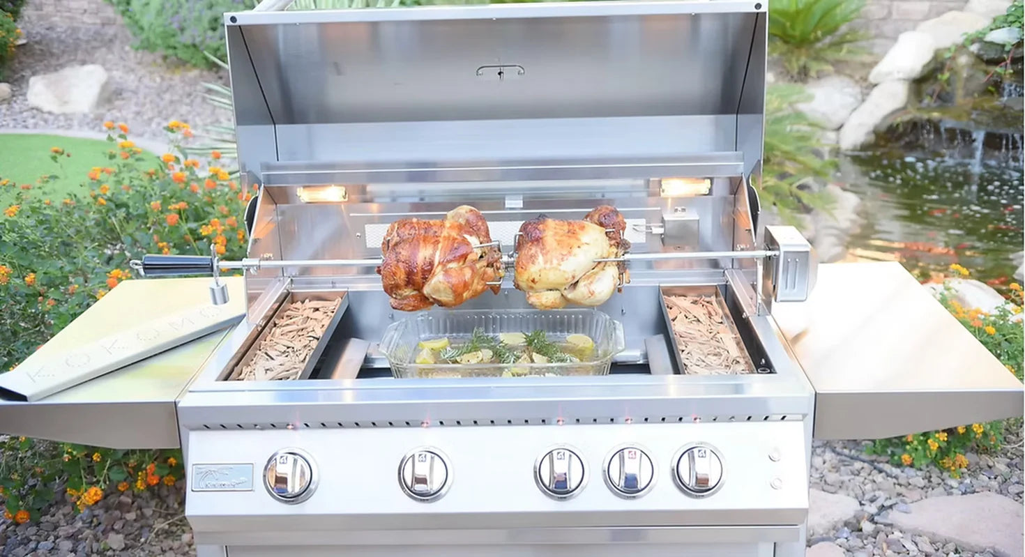 KoKoMo  Grills Elite 32" 4-Burner Built-In Gas Grill