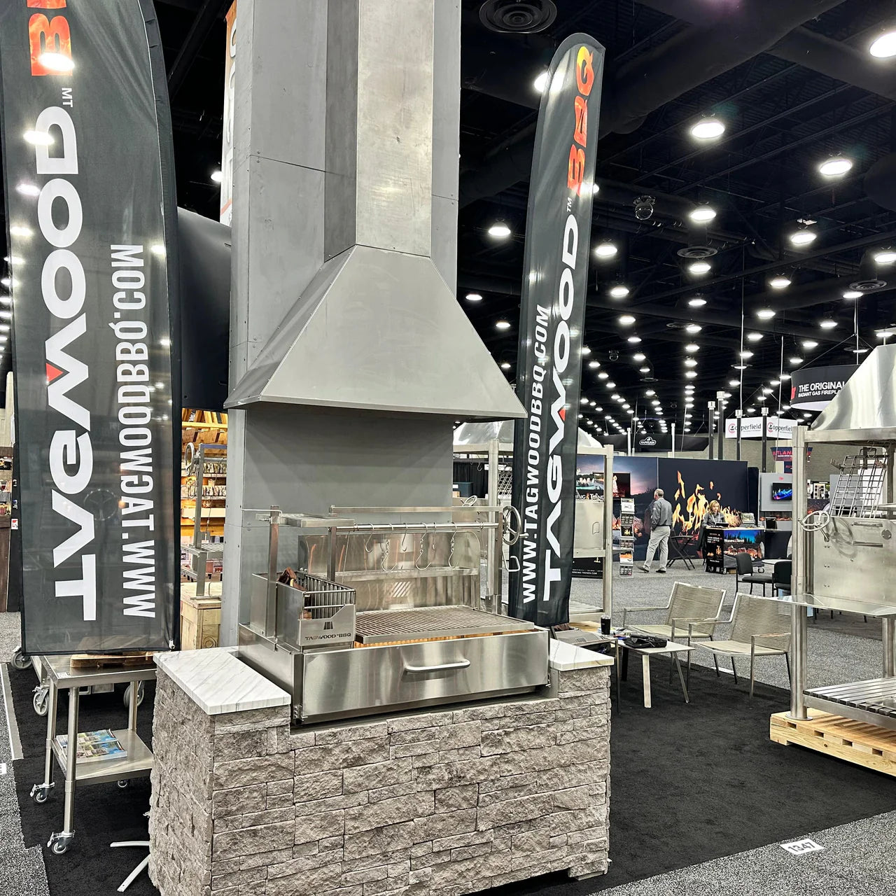 Tagwood BBQ25SS – XL Built‑In Argentine Stainless Steel Santa Maria Grill -  Piratically Built