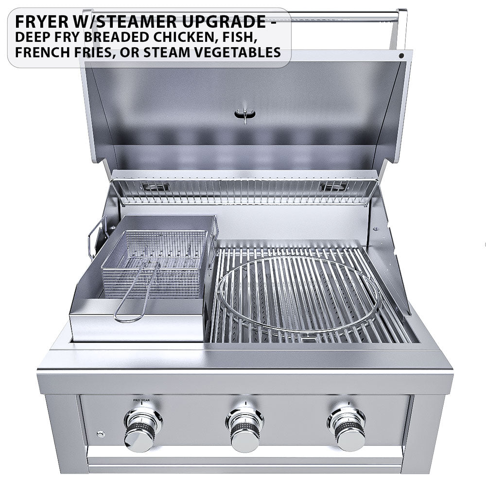Sunstone Metal Products Ruby Series 30" Built-In 3-Burner