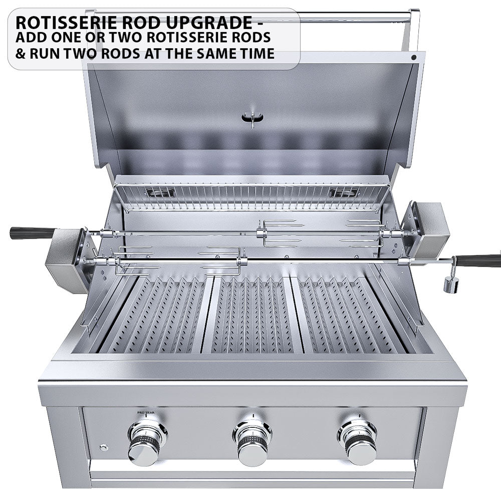 Sunstone Metal Products Ruby Series 30" Built-In 3-Burner