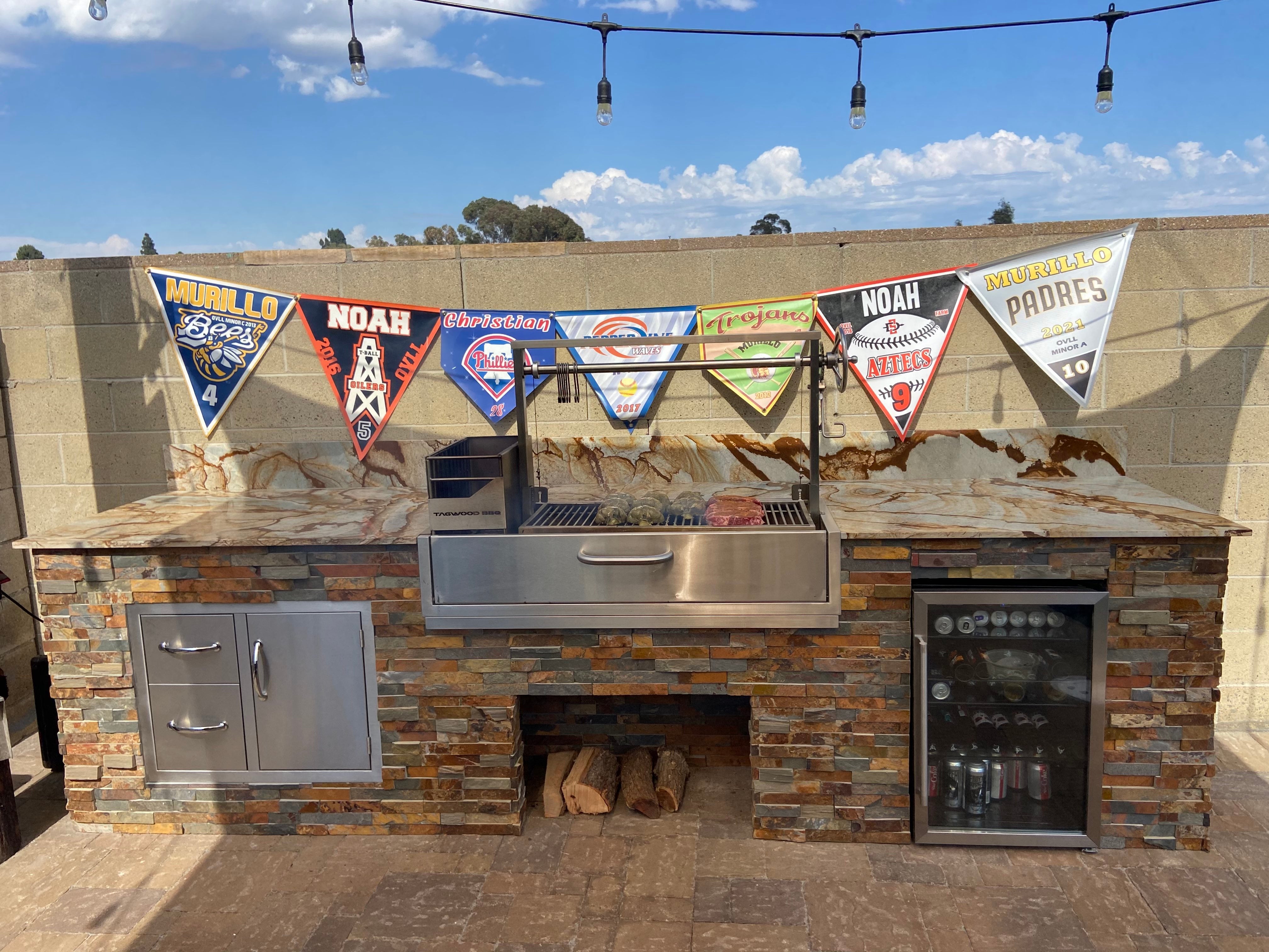 Tagwood BBQ05SS – Argentine Stainless Steel Santa Maria Grill -  Piratically Built