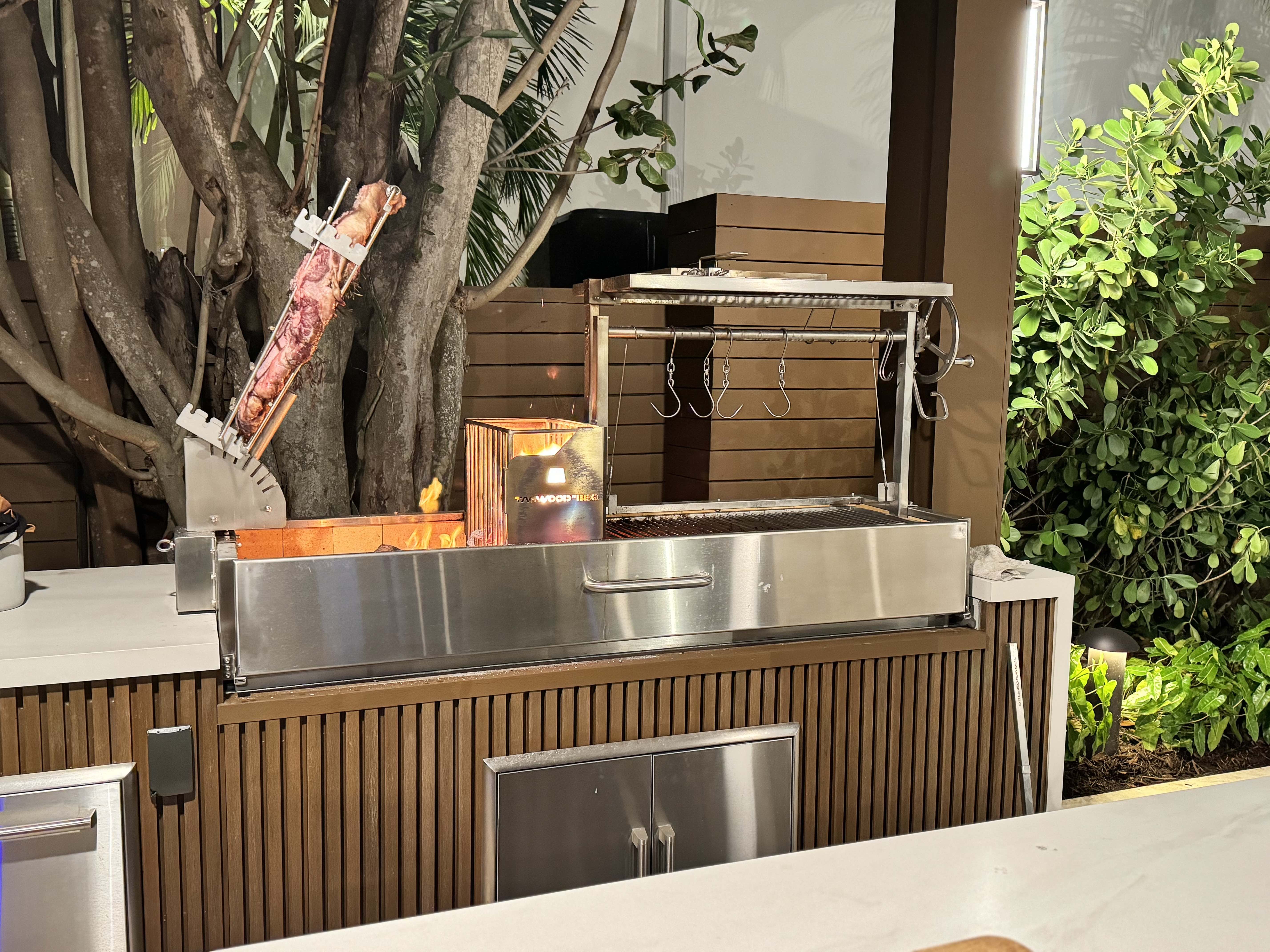 Tagwood BBQ08SS – Built In Argentine Stainless Steel Santa Maria Grill -  Piratically Built