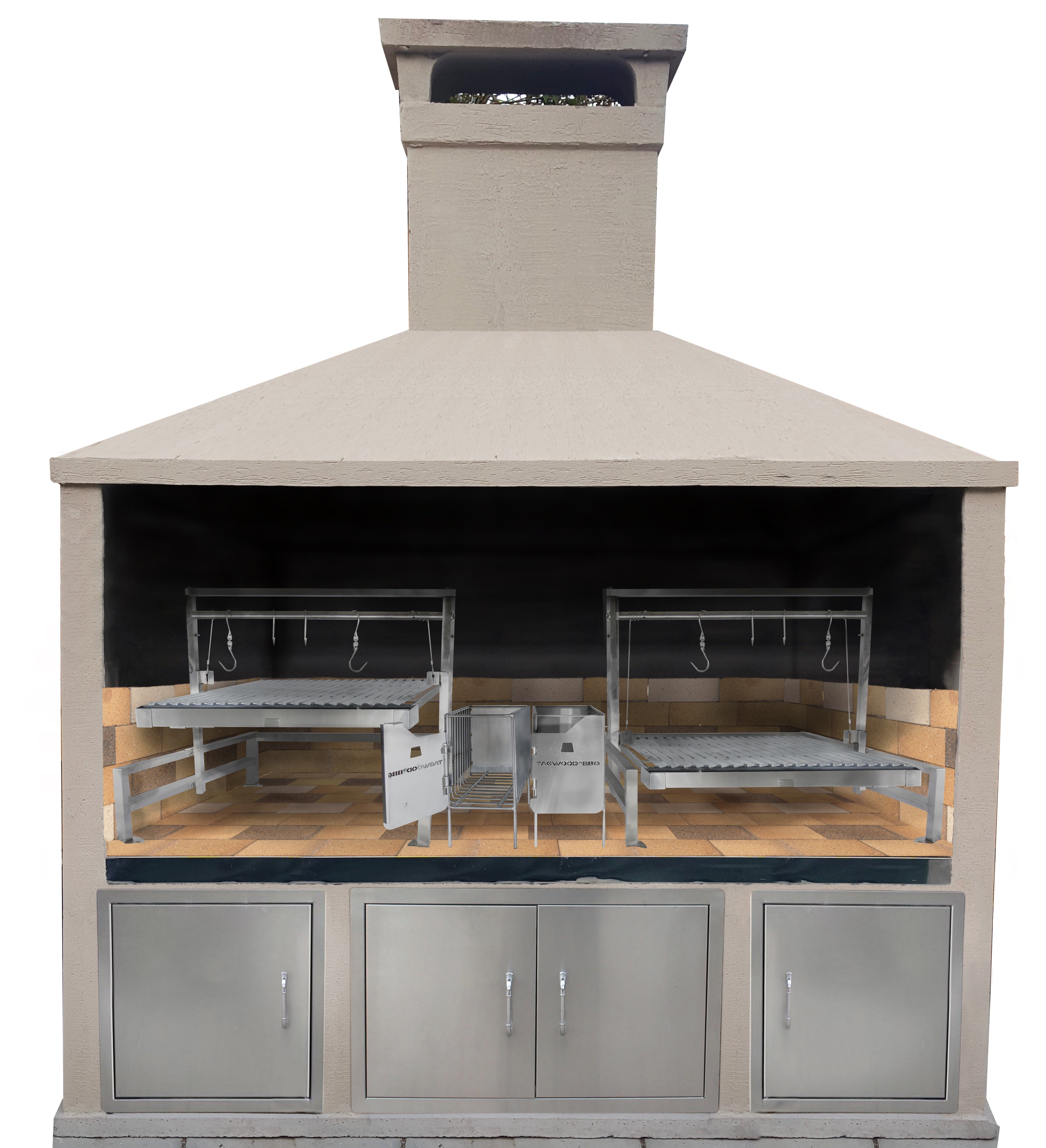 Tagwood BBQ09SS – Argentine Stainless Steel Santa Maria Grill