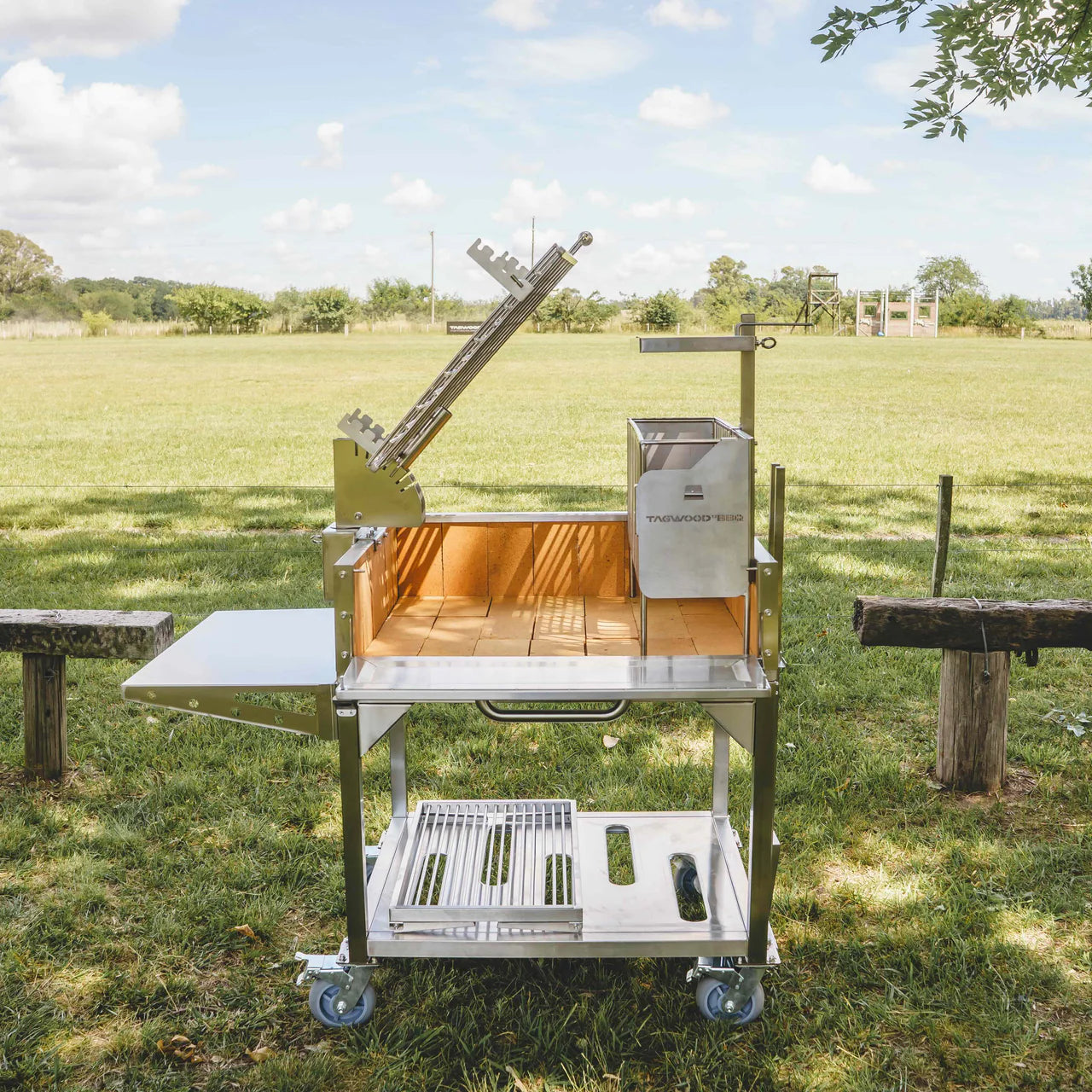 Tagwood BBQ33SS – Argentine Stainless Steel Santa Maria Grill